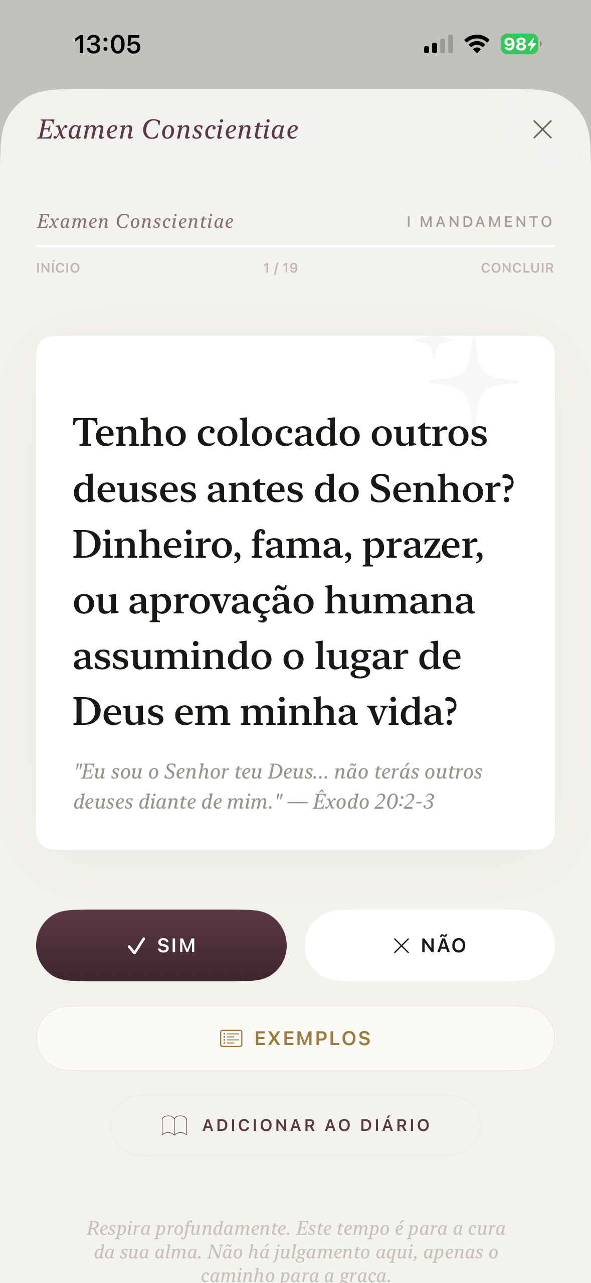 Exame de Consciência