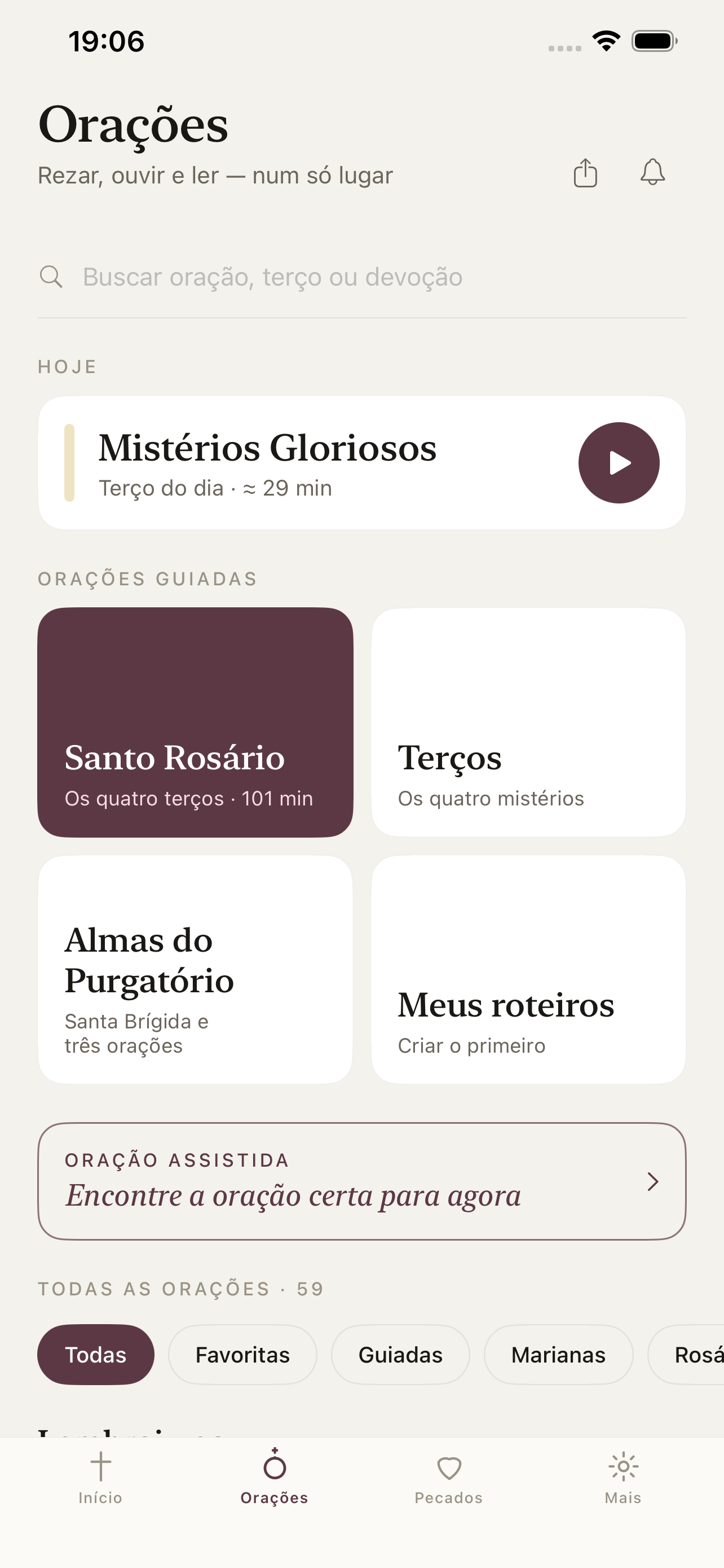 Biblioteca de orações
